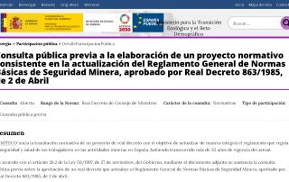 ACTUALIZACIÓN REGLAMENTO SEGURIDAD MINERA