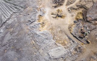 Topografía con drones minería y canteras